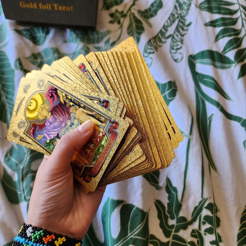 Gold Foil Tarot Deck